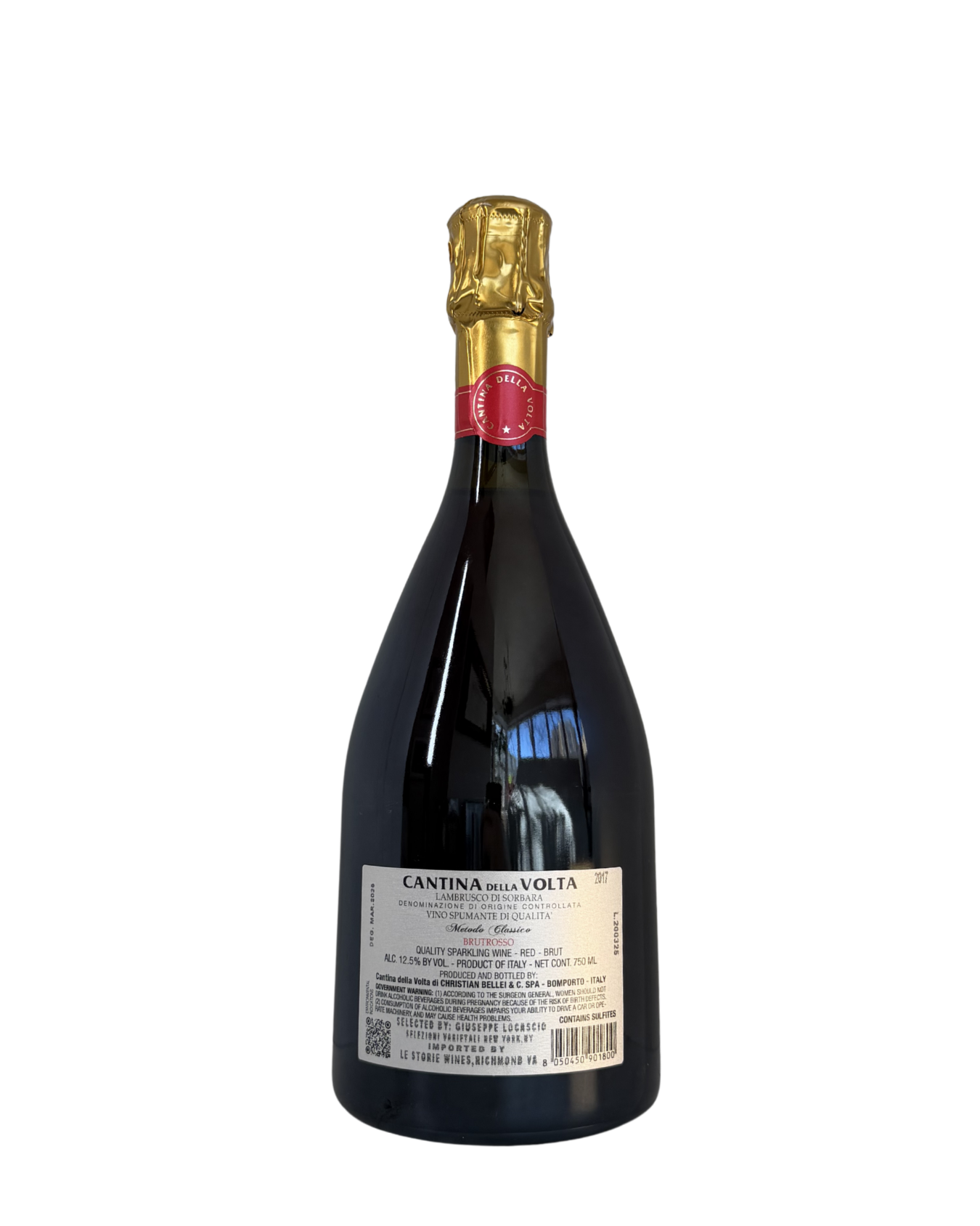 Cantina Della Volta Lambrusco di Sorbara DOC Metodo Classico “BrutRosso”