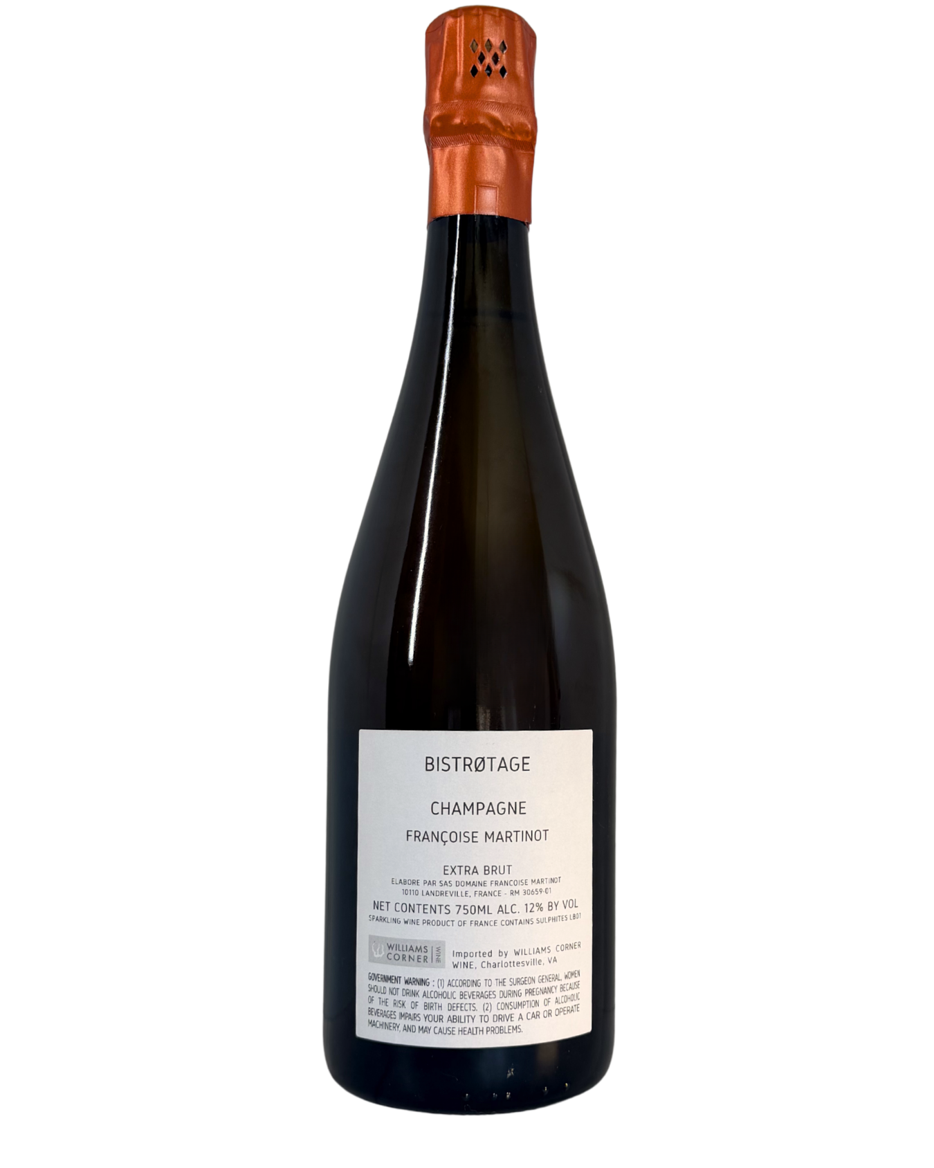 Champagne Francoise Martinot, Champagne Extra Brut Bistrøtage B.19