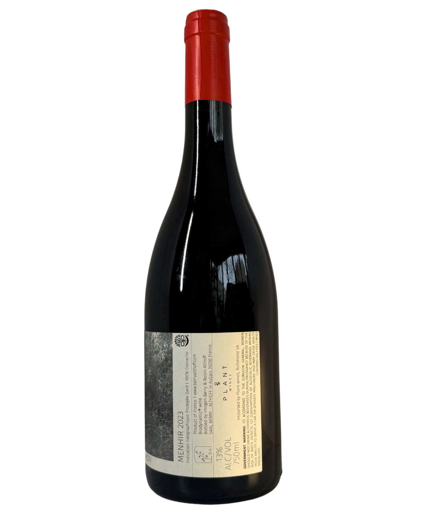 Domaine Berry-Althoff, Menhir