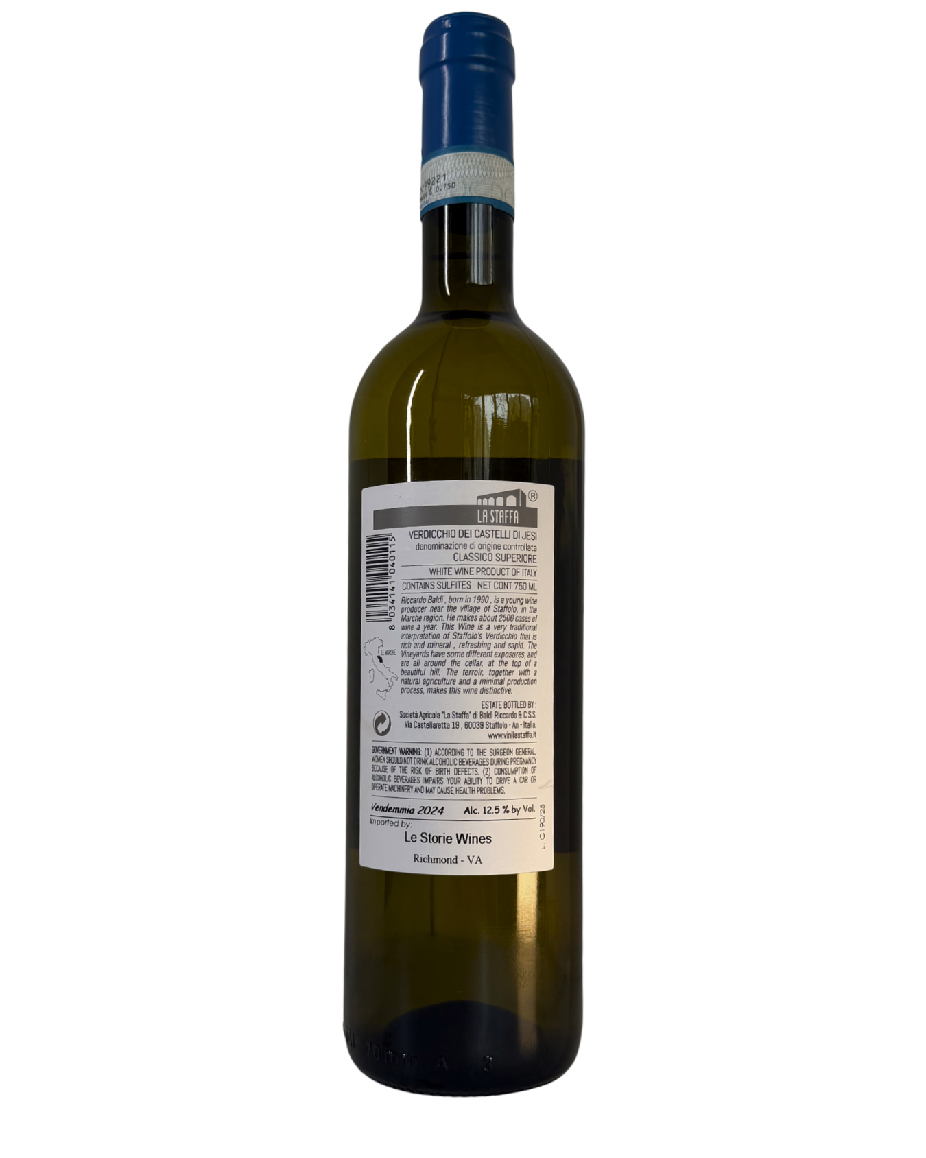 La Staffa Verdicchio Castelli dei Jesi Classico Superiore DOC 2024