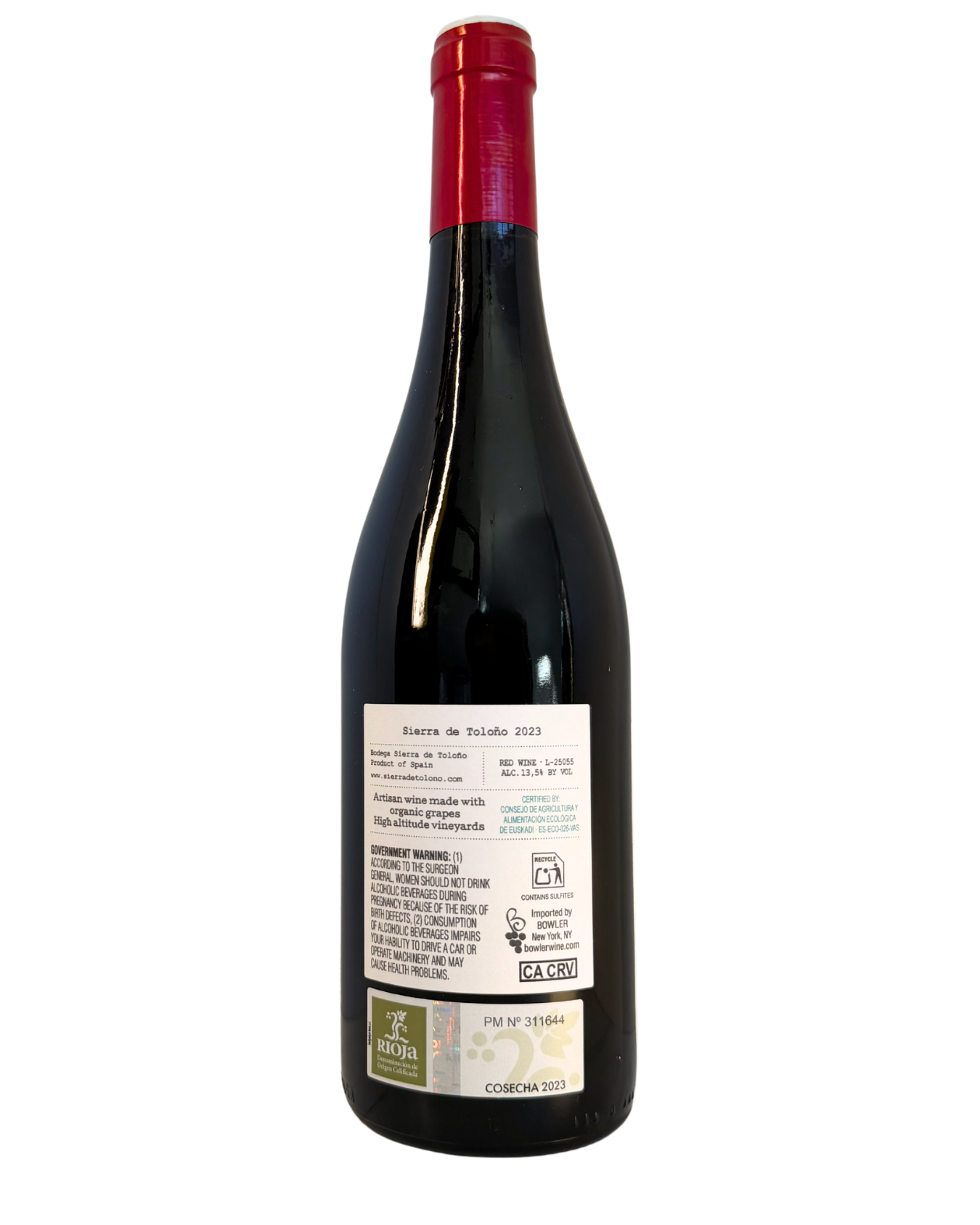 Sierra De Toloňo, Rioja Tempranillo 2023