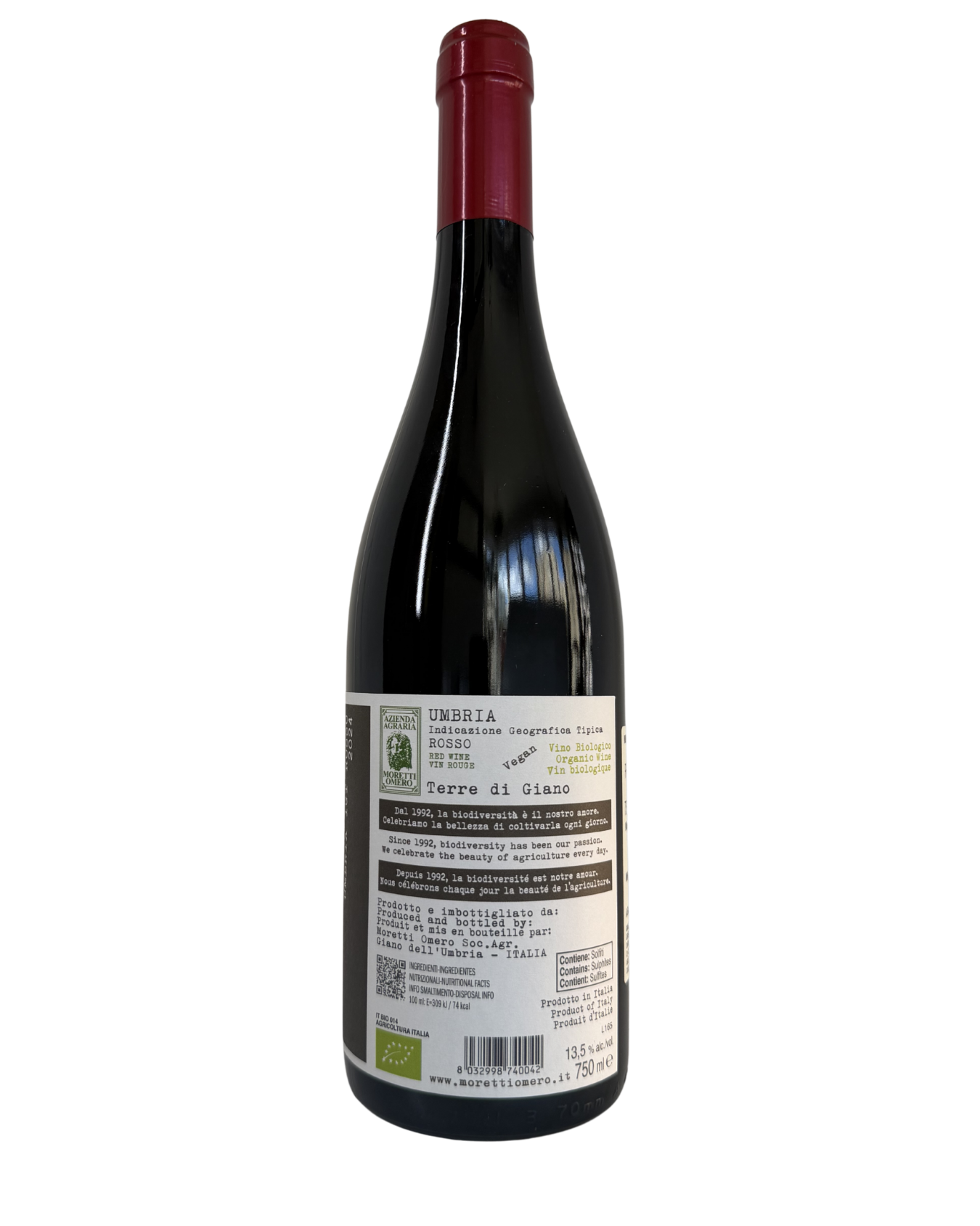 Omero Moretti Umbria Rosso "Terre di Giano"