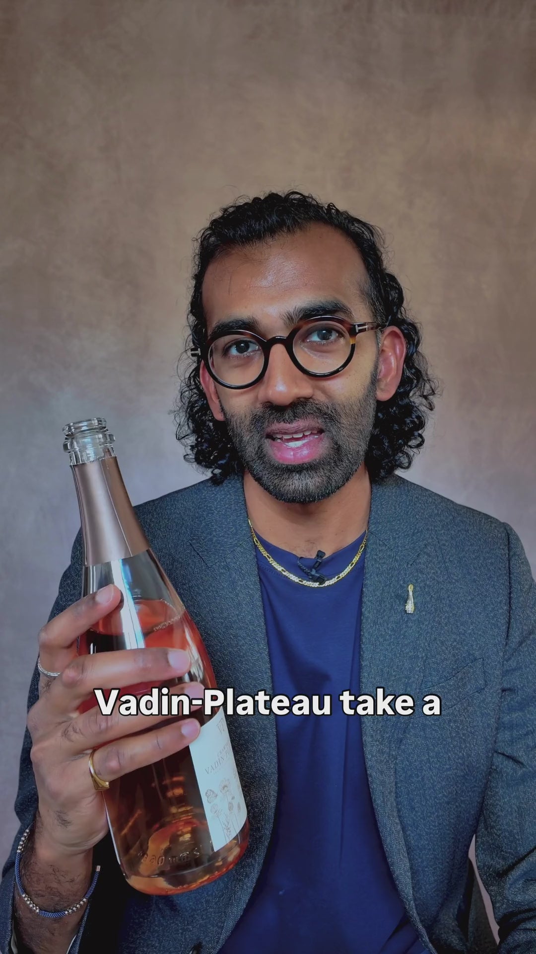 Champagne Vadin-Plateau, Champagne 1er Cru Extra Brut Symbiose Rosé